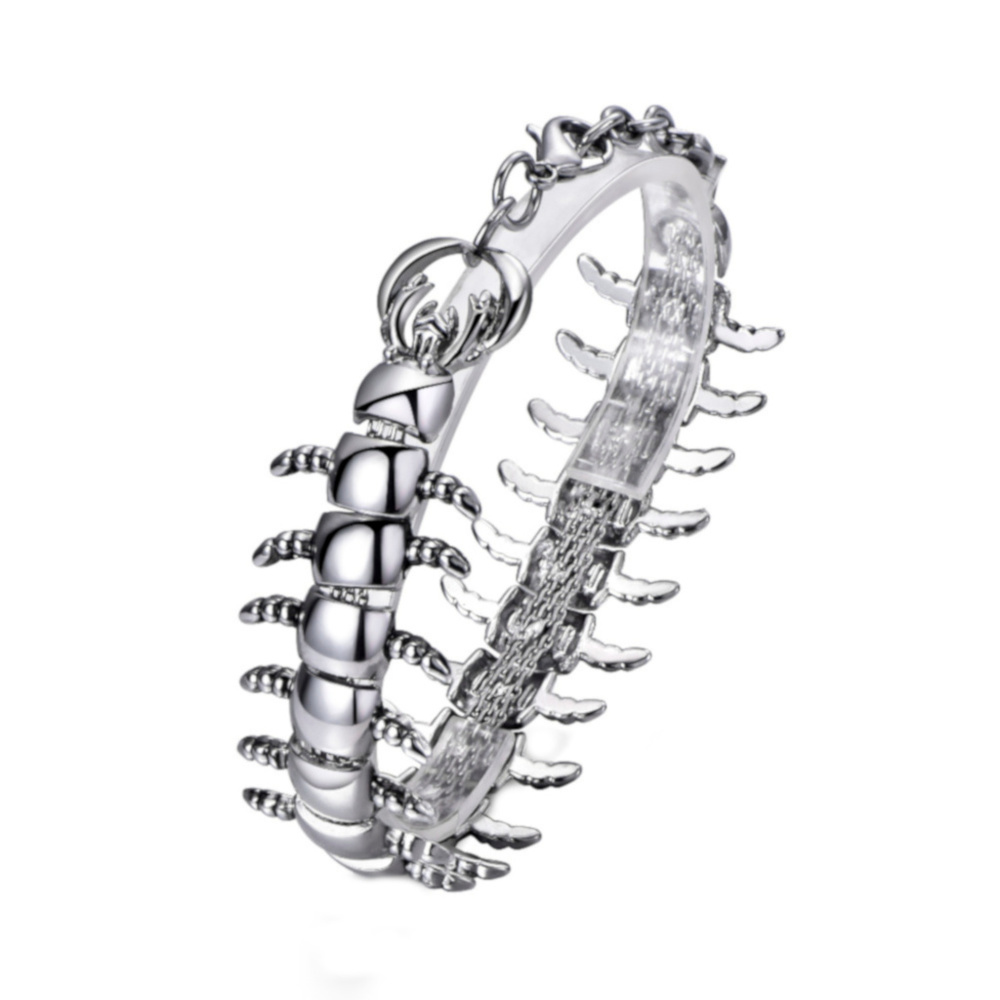 Antique Silver Plated Stainless Steel Bracelet 198